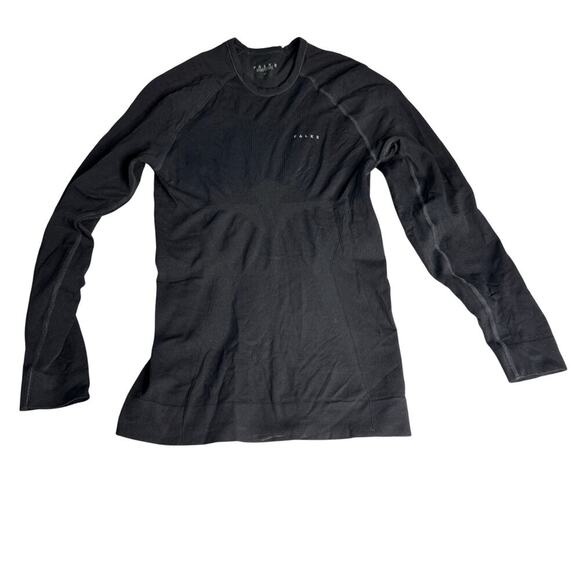 Falke Ergonomic Sport System Base Layer Top Black Long Sleeve Men's Medium - Picture 2 of 7